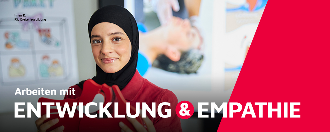 Eine FSJ´lerin aus der Breitenausbildung im Porträt.